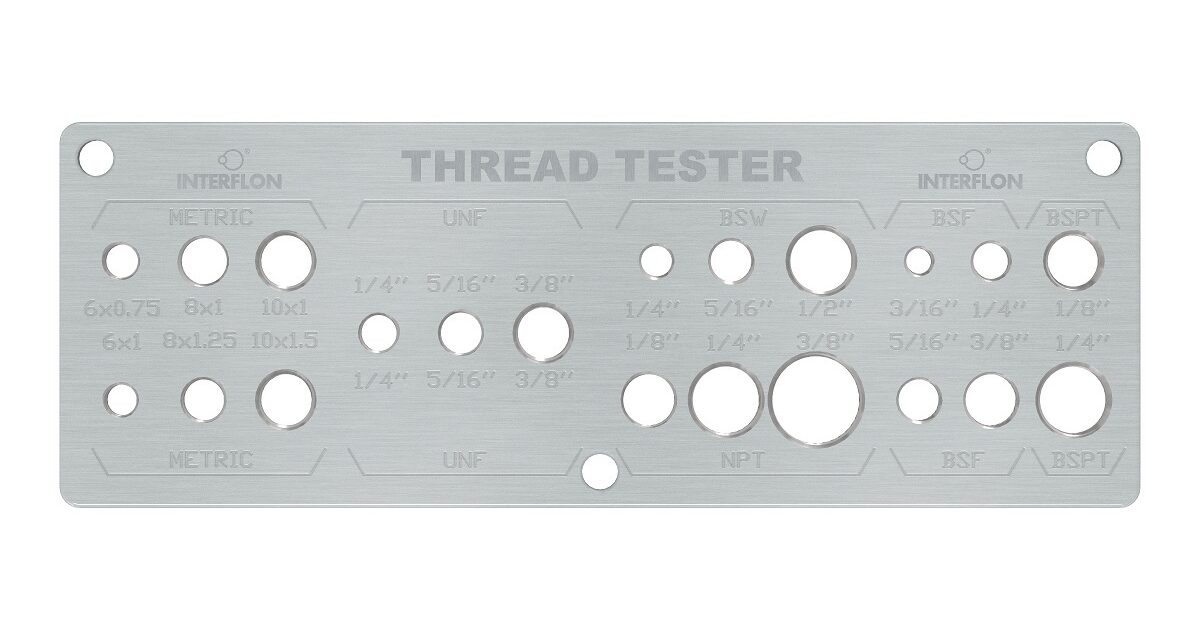 The universal thread tester for an easy and simple… | Interflon